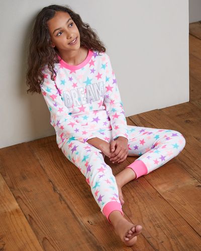 Girls Microfleece Pyjamas (2-14 years)